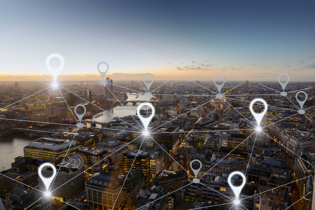 Geo-fencing city network